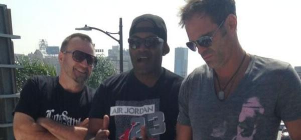 Me with @MichaelDeSantaL and <a href="/FranklinIsGTA/">Franklin Clinton</a>