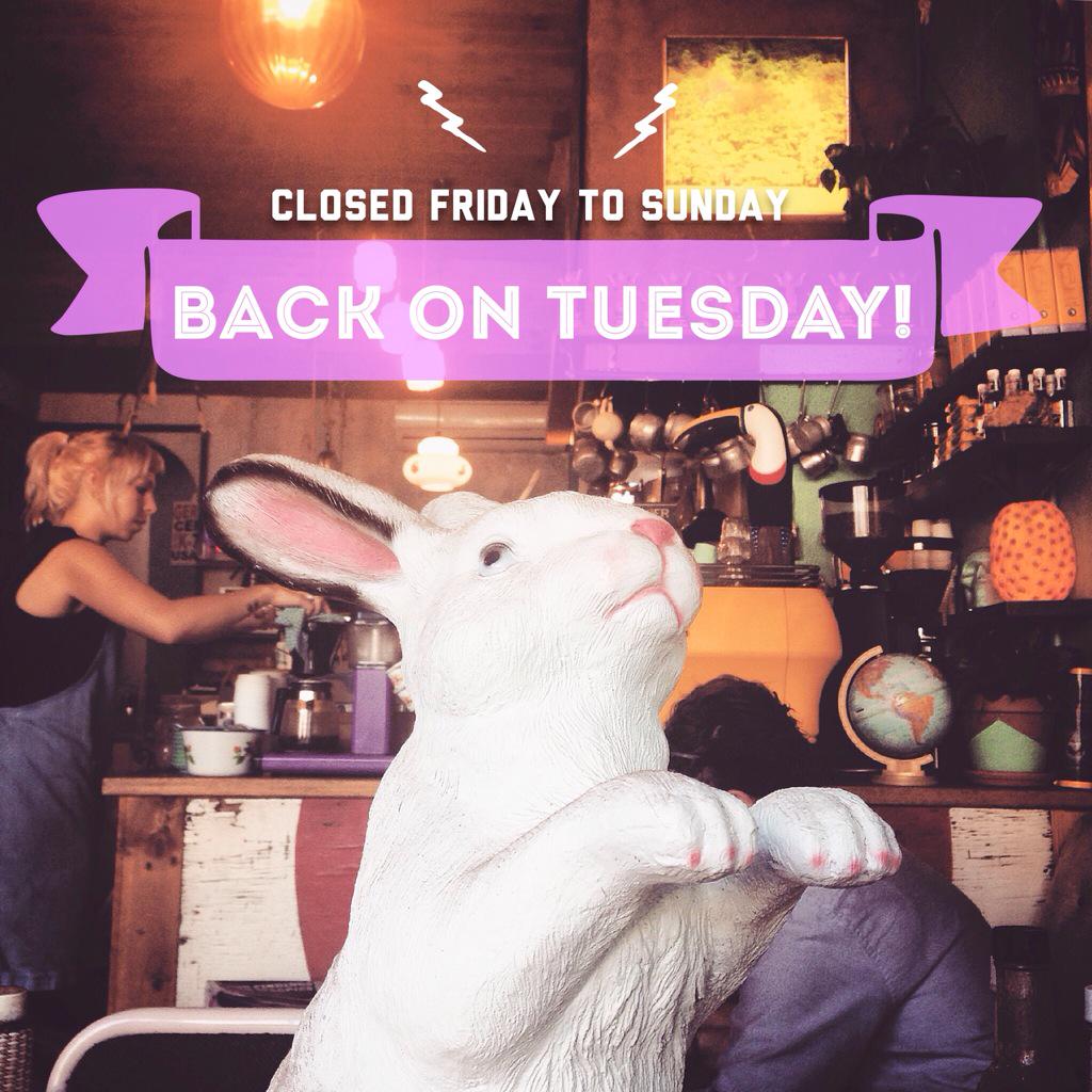 sonido69's tweet photo. Happy Easter para todos! See you all on Tuesday! http://t.co/WiqVHjAnYA