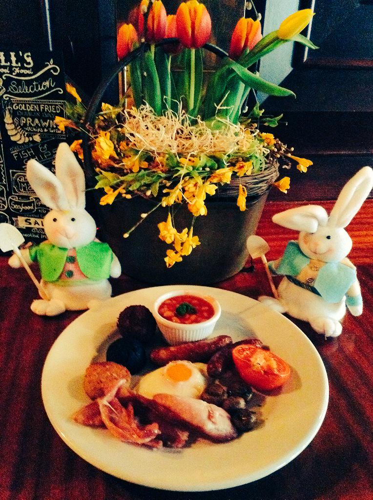 ONeillsDublin's tweet photo. Bunny breakfast served @ONeillsDublin http://t.co/ZhouBRY2zo