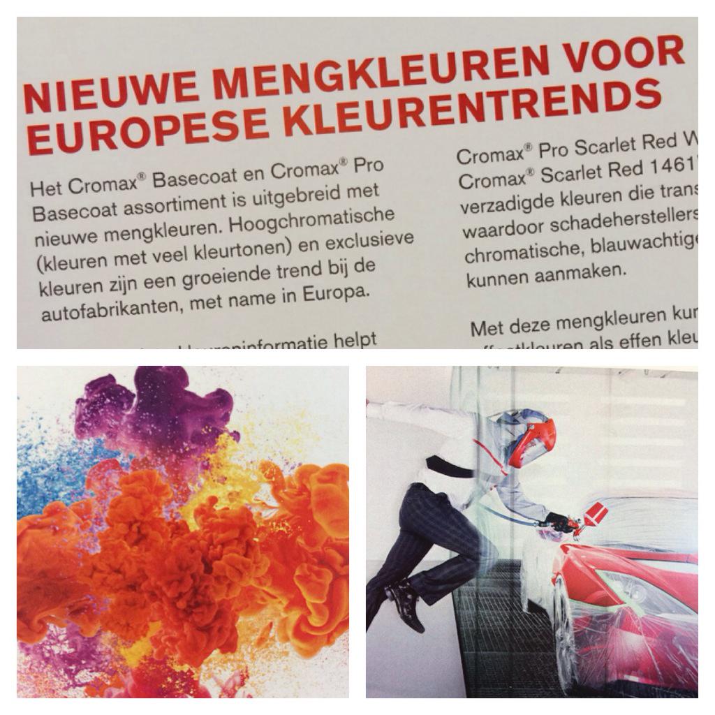 Er zijn weer nieuwe trendy lentekleuren. Het lijkt de modewereld wel! Info over Cromax, bel ons 013-5114550