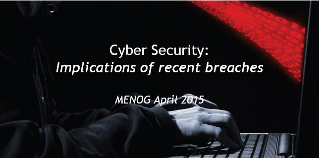 ProtectionGIntl's tweet photo. Download Sebastian Madden's #cybersecurity agenda at #MENOG15, Dubai: http://t.co/9UUfhhCwwc http://t.co/W38DiARMxV