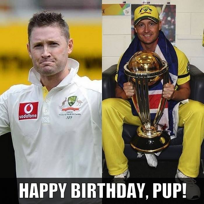 Happy Birthday, Michael Clarke! The Australian Cricket Team Test captain turns 34 today. 