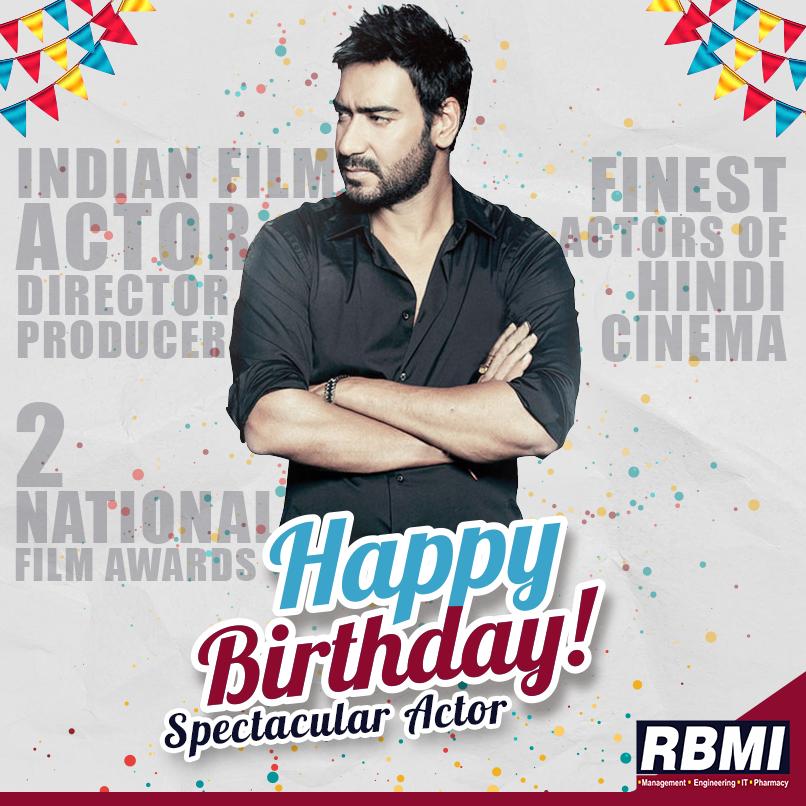 Happy Birthday Ajay Devgan! :) 
Surely one of the Finest Actor Of Bollywood! 