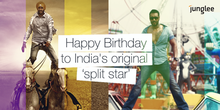 Happy 46th Birthday to Ajay Devgan - India\s action \"legend\". Which is your favourite  action scene? 