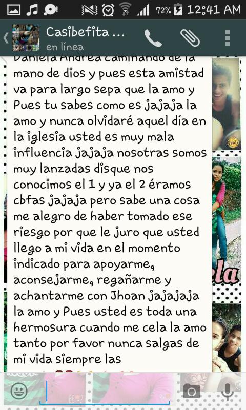 danielafrias91's tweet photo. Usted! Es tan BELLA*
Como la KIERO mi vida<3
Andrea, Daniela 👭. FIN.
#02DCM❄✌💖 http://t.co/rimvtuiFw9