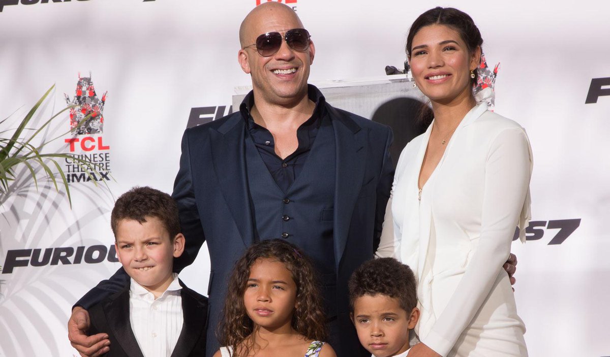 Vin Diesel: Vin Diesel brought his family to his handprint ceremony ...