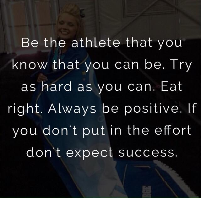 motivecheer's tweet photo. Be the athlete that you know that you can be. #cheermotivation http://t.co/Tf71aeab2P