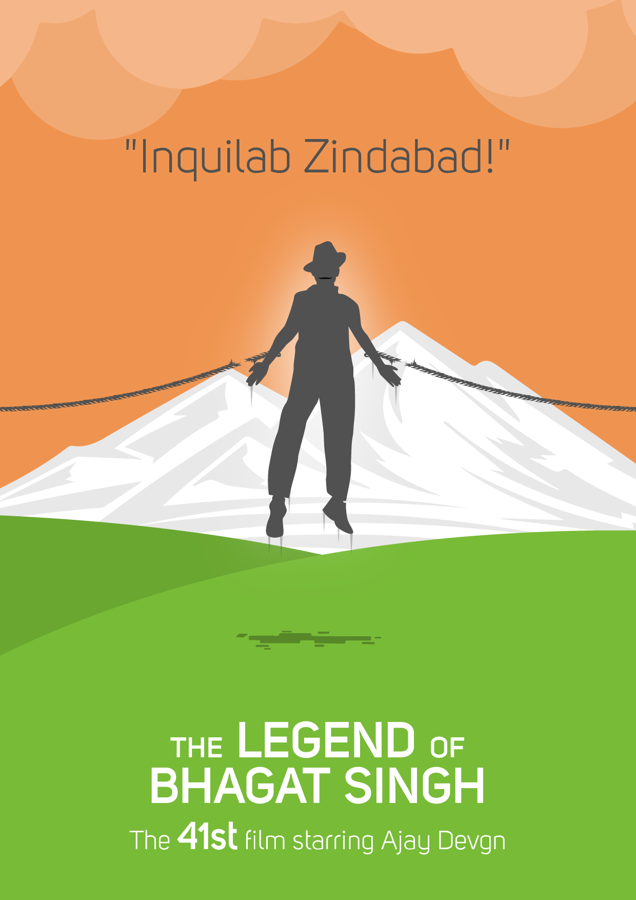 Message fast frnds,,Celebrating most earnest role thus far.Happy Birthday Ajay Devgn 
