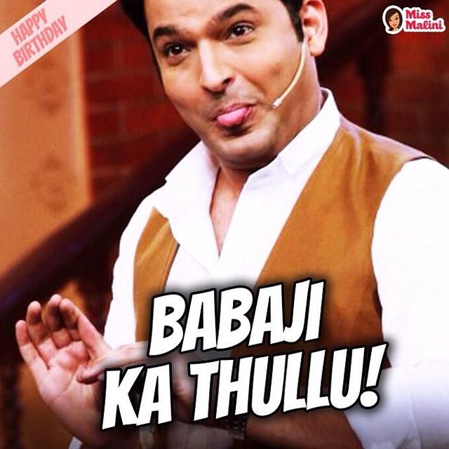 Happy birthday Kapil Sharma!  