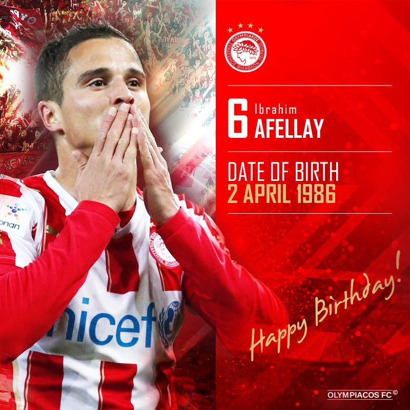                                         ,             ! / Happy Birthday Ibrahim Afellay! 
