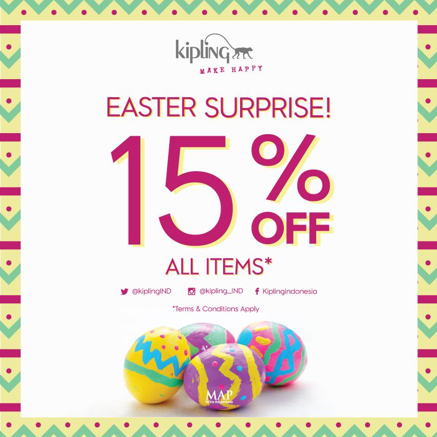 kiplingIND's tweet image. Celebrate your long weekend with Kipling and enjoy our EASTER SURPRISE ! #KiplingMakeHappy  #KiplingIND
