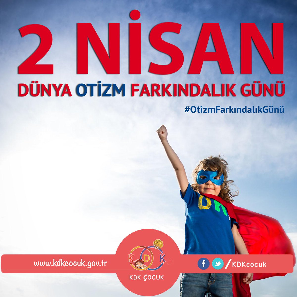 Bugün 2 Nisan #OtizmFarkındalıkGünü