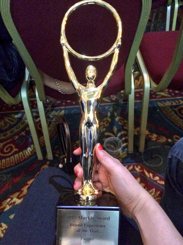 kevincassidy's tweet photo. Unreal waking up to find out you've just won an @Oracle #Markie award on stage in Vegas! #MME15 #TwitterOnTap @Eloqua http://t.co/gdYYilsJML