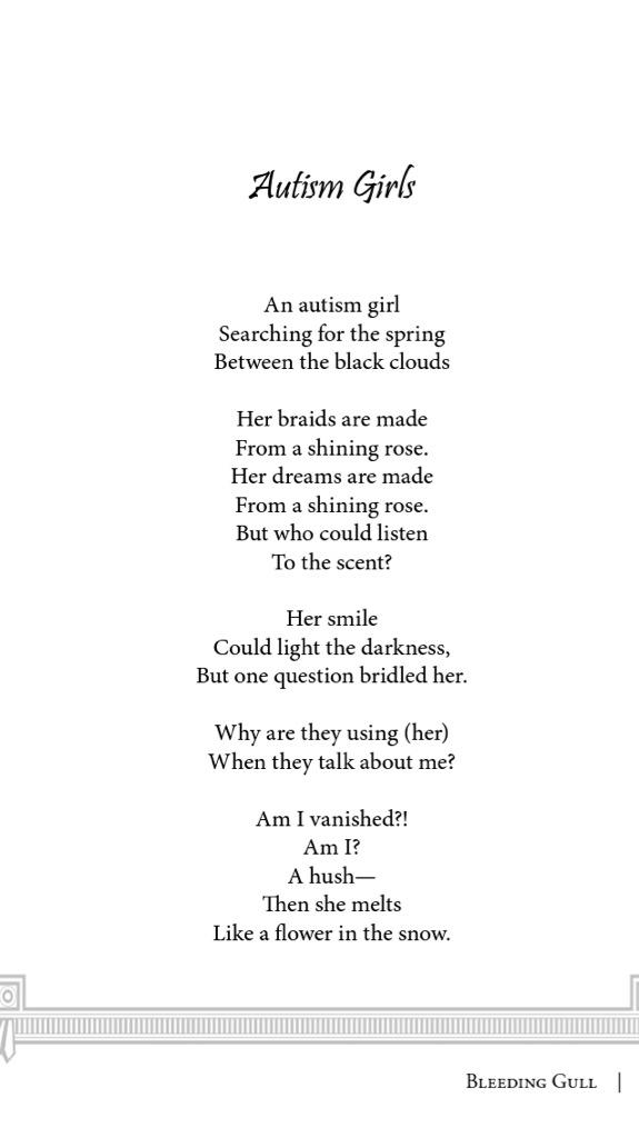 AljishiRaed's tweet photo. An #autism girl Searching for the spring Between the black clouds# #poetry #pic #awareness #love #bleeding_gull http://t.co/OAJ7EUpNv2
