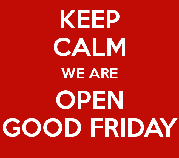 squaredealint's tweet photo. 9 to 5 on Friday.  Closed Easter Sunday.  2 to 6 on Easter Monday :)  #HappyEaster http://t.co/sVFeyN9ttX