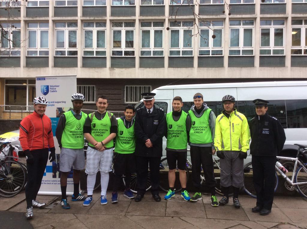 LambethMPS's tweet photo. At the start of our cadets epic London to Brighton cycle ride today. Go team, go!!!! http://t.co/YcDrJAeeeQ