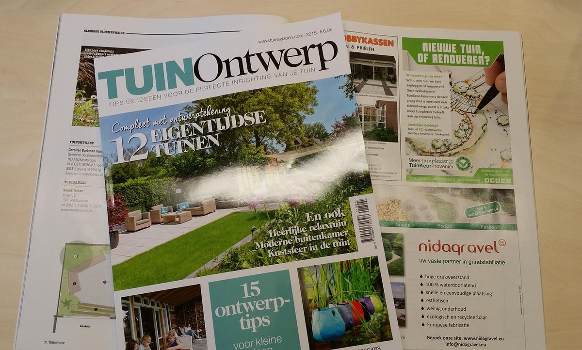 tuinkeur's tweet photo. TuinKeur-hovenier naar de consument! Gezien in Tuinontwerp @VipmediaPS  - Nieuwe tuin, of renoveren? http://t.co/MvU9jnEdfw