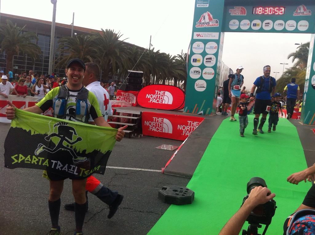 Grande nuestro representante en la TransGranCanaria.Ets un crack