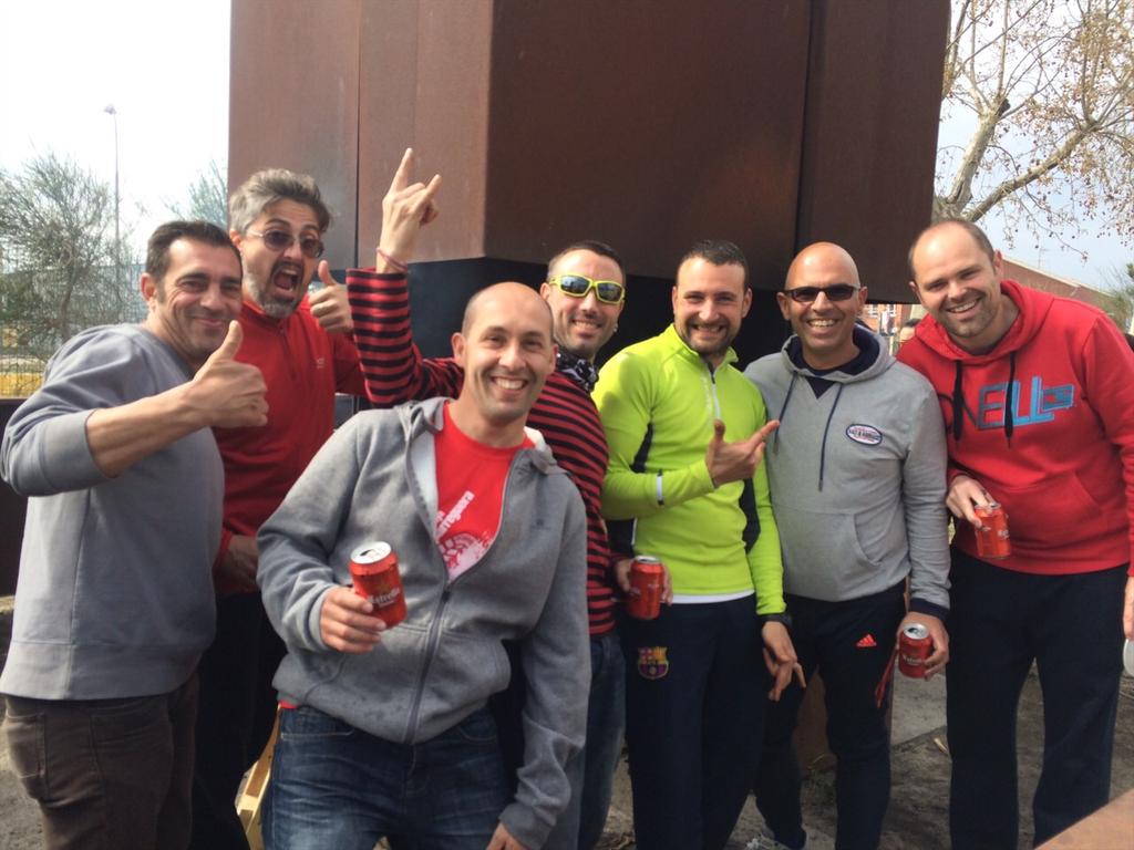 Dia de barbacoa Espartana, somos todos los que estamos, pero no estamos todos los que somos.