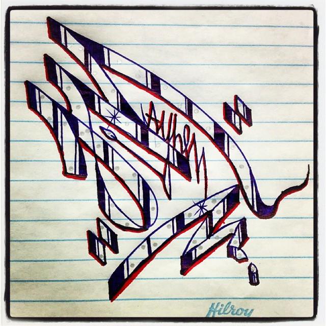 Druthersco's tweet image. By just_mayhem #JM #justmayhem  #anotherbreak #graffiti  #drawing  #handstyle  #handlettering  #goodstuff  #funtime…