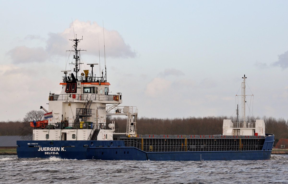 Juergen K spotted by Marcel Coster on the North Sea at the height of SnowPlanet on its way to Amsterdam.