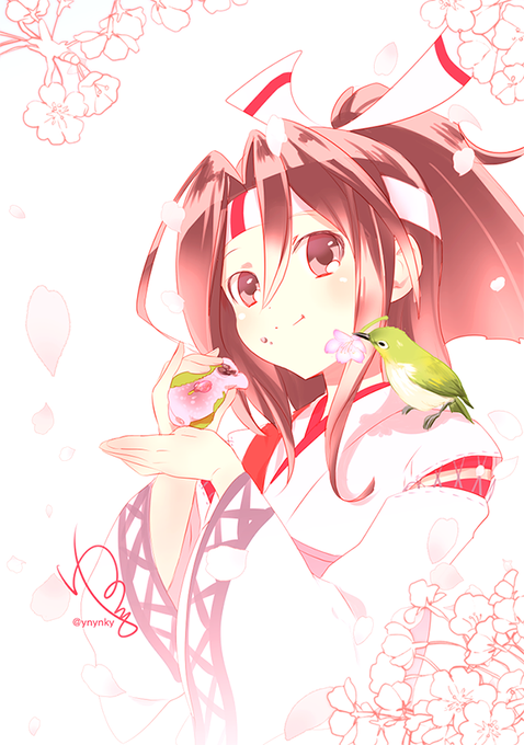 ✿たべりゅ?❀交換取引に応じる瑞鳳ちゃん あけぼのの桜餅好き! 気付いたらすっごい健全だったよ!  正直ワンドロの瑞鳳と瑞鶴を見間違えたよ!ただの自発なワンドロだよ! 