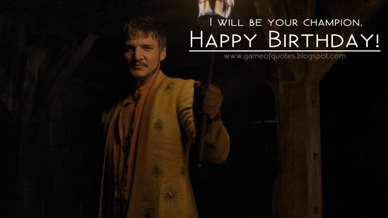 \" Happy Birthday Pedro Pascal!  :\(