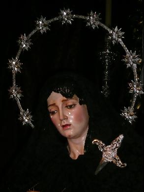 Nuestra titular ya está de luto por su hijo. <a href="/cofradiasmalaga/">Agrupación de Cofradías de Semana Santa de Málaga</a>
