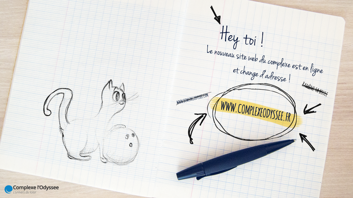 complexeodyssee's tweet image. ACTU : Nouveau site web pour le complexe! Toutes les infos dont vous avez besoin sont sur complexeodyssee.fr