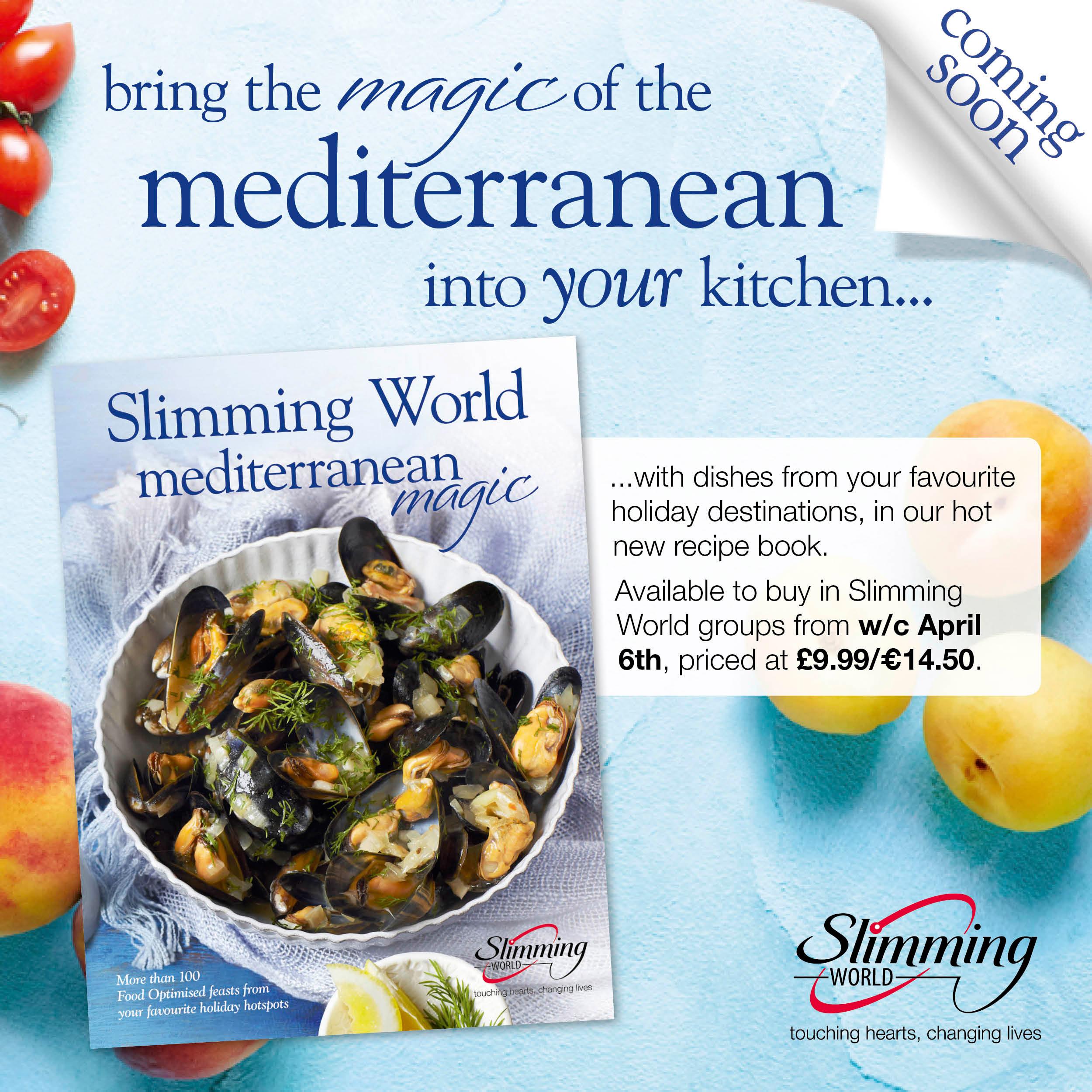 Slimming World on X: Get ready to take your tastebuds on a delicious tour  with our gorgeous 'Mediterranean Magic' #recipe book!   / X