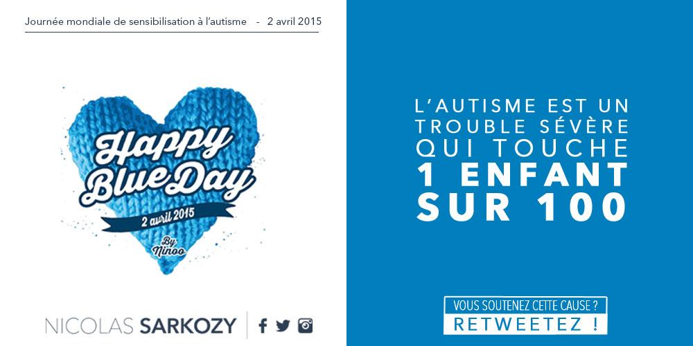 C’est ajd la Journée mondiale de l’autisme. Pour soutenir cette cause : fondation-autisme.org - NS #autisme #blueday