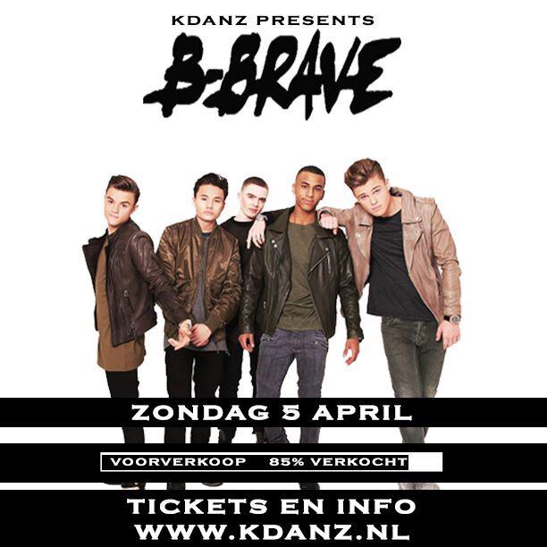 85% van de tickets voor <a href="/BBraveOfficial/">B-Brave</a> aanstaande zondag zijn verkocht, nog geen ticket? kdanz.nl