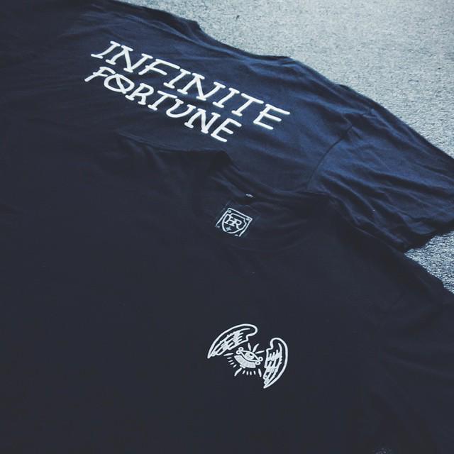 Merch kaos kita yg berjudul #InfiniteFortune bkl tersedia di <a href="/PennyJakarta/">PennyJakarta</a> @TREANTskateshop &amp; @motionlair get yours!