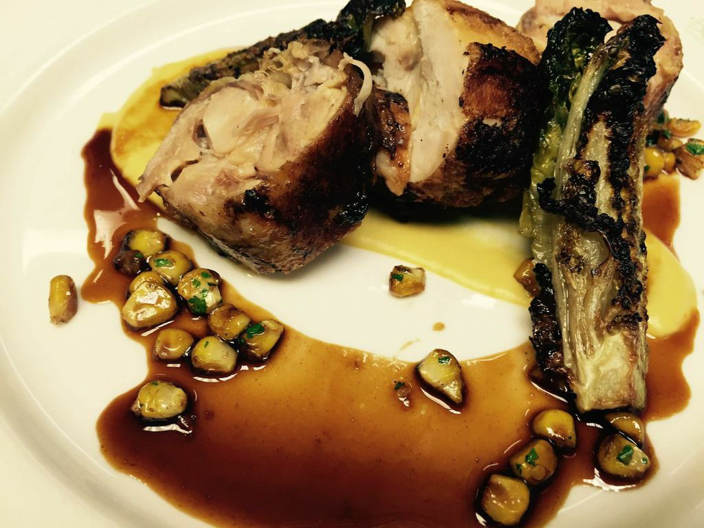 BoulestinLondon's tweet photo. Our new dish, Ballotine de Poussin is resplendent in seasonal, fresh #spring flavours http://t.co/Yh1u1xI69j http://t.co/Nb6mmP4ZaA