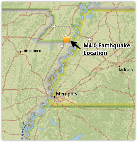 memphisweather1's tweet photo. Did you sleep through it?? A 4.0 #memquake struck just before 11pm last night! Details: http://t.co/eDMVG77nDY http://t.co/b1gS3yUXJJ