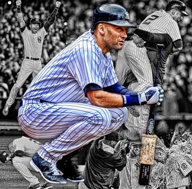 mlbfactory's tweet photo. #tbt Jeter's last game! #RE2PECT #mlbfactory http://t.co/ikjwYW2MHk