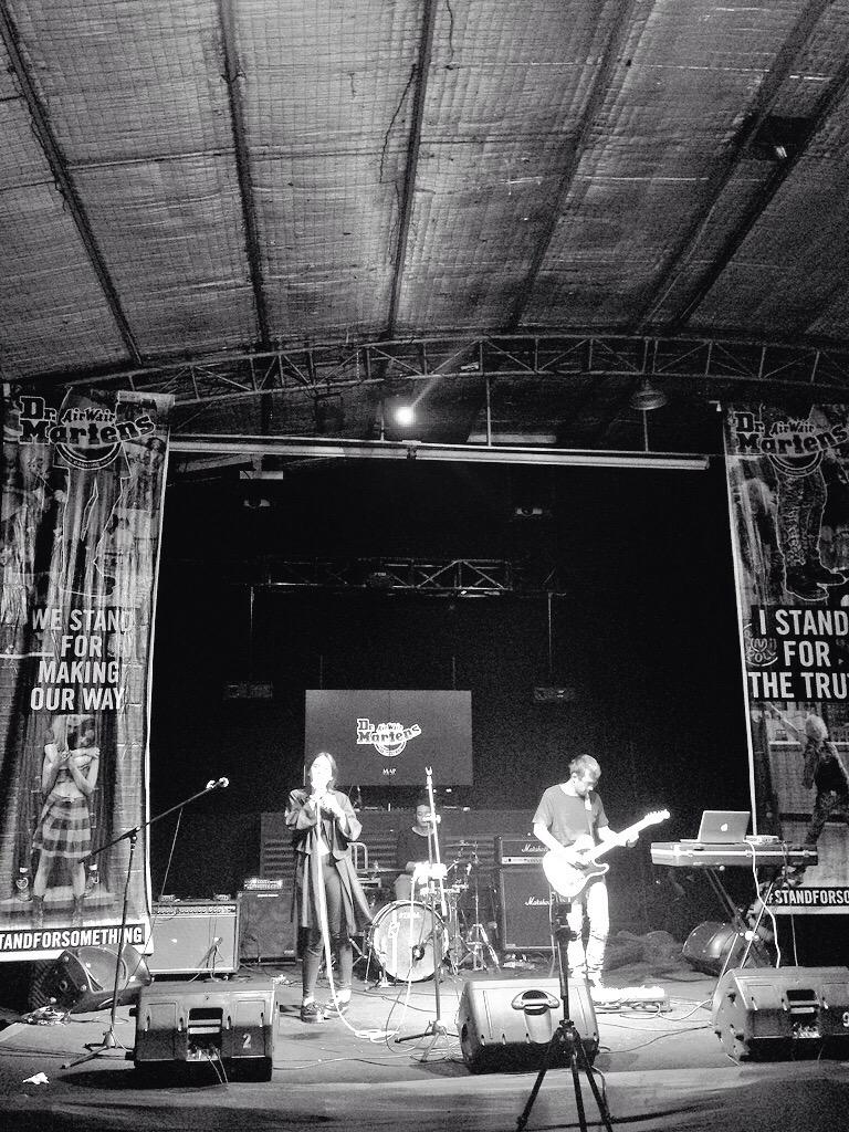 Happening now! <a href="/lcdtripmusic/">LCDTRIP</a> heating up <a href="/DocmartID/">Dr Martens Indonesia</a> &amp; Do Whoopee #standforsomething stage "