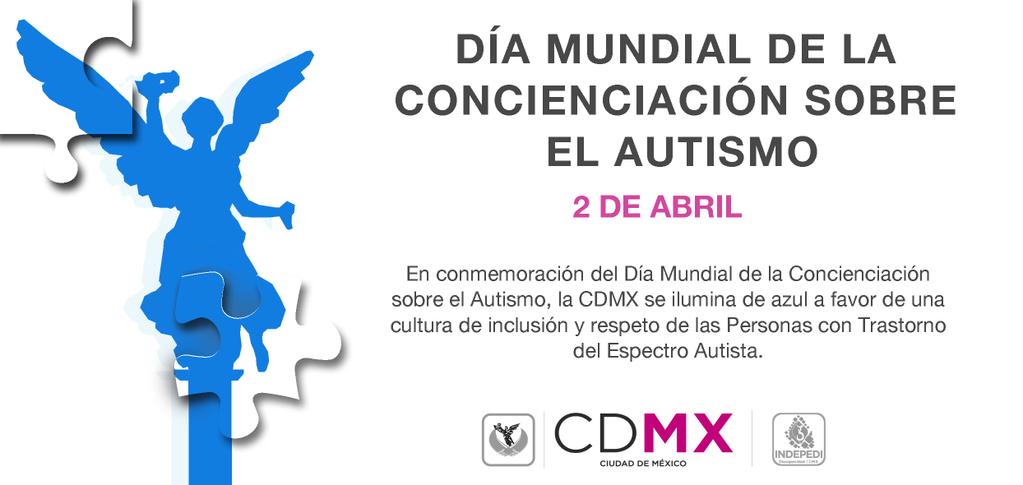 diariodfmx's tweet photo. Hoy todos de azul en el #DiaMundialAutismo http://t.co/NlruYjfGZ1