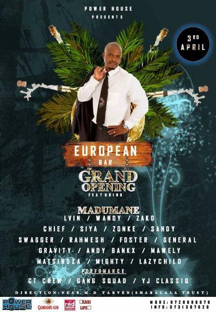 realMadumane's tweet photo. #MyGigGuide Hazyview KaShabalala #StandUp Iyosh'InumberBaba #Friday03April2015 Kadelisa Egumu Ekasi Lakhi http://t.co/t6RiG3WpxR