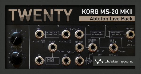 clustersound's tweet image. TWENTY : 101 multi-sampled basses, leads, synths &amp;amp; tuned percs for #Ableton Live. More info : bit.ly/1FkUfRx
