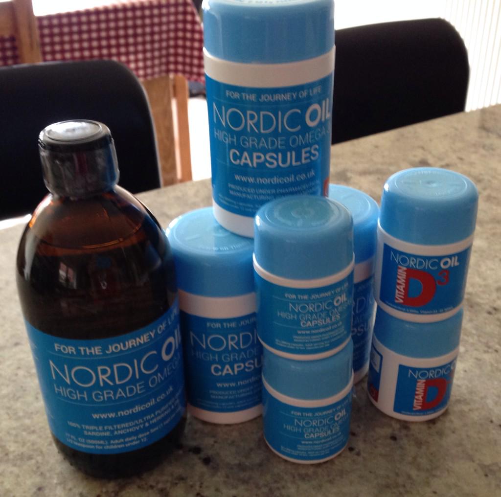 sueanstiss's tweet photo. A bit of festive family fish oil... Should keep us healthy over Easter @noRDIcoil http://t.co/54SVzqCqsx