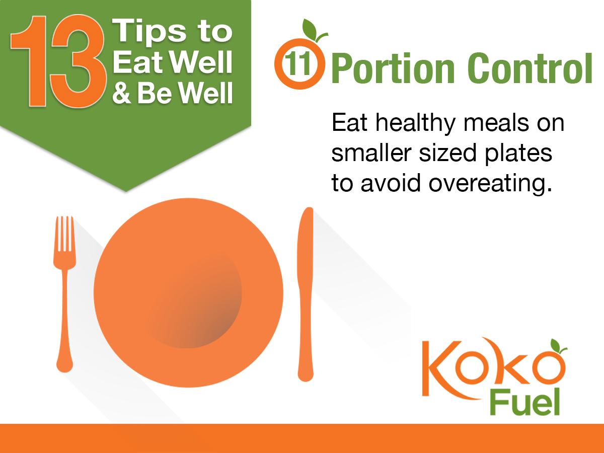 Portion control is THE key to losing weight! #kokofitclub #kokofuel #nutrition #health