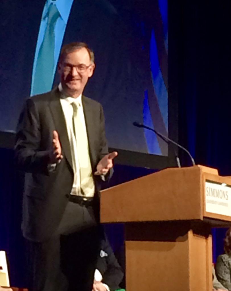 heather_healy's tweet photo. David Goulden opening the Simmons Leadership Conference, great day, great women, great company!  #EMC #EOS2GETHER http://t.co/1CYdHdO5qf