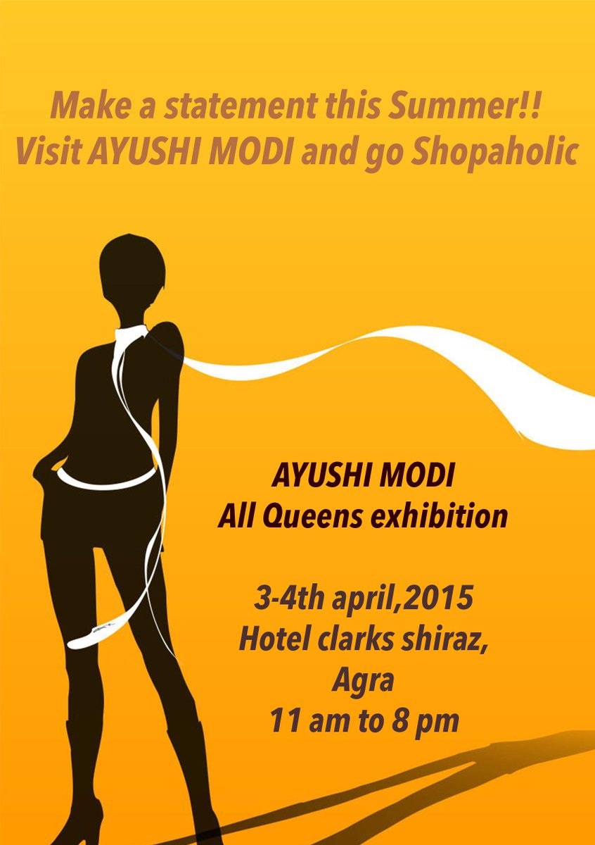AyuModi's tweet photo. #Exhibition #SpringCollection #SummerCollection #RevampYourWardrobe http://t.co/oaT90sNwZt