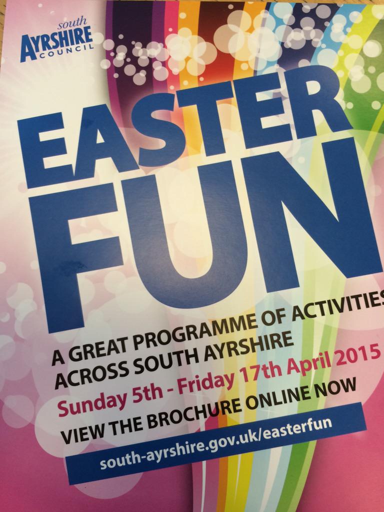 Check out all easter fun activities in <a href="/southayrshire/">South Ayrshire Council</a> <a href="/PrestwickCSH/">Prestwick Sport Hub</a> <a href="/Troonsporthub/">Troon Sport Hub</a> <a href="/SportLeisureSAC/">SportandLeisureSAC</a>
