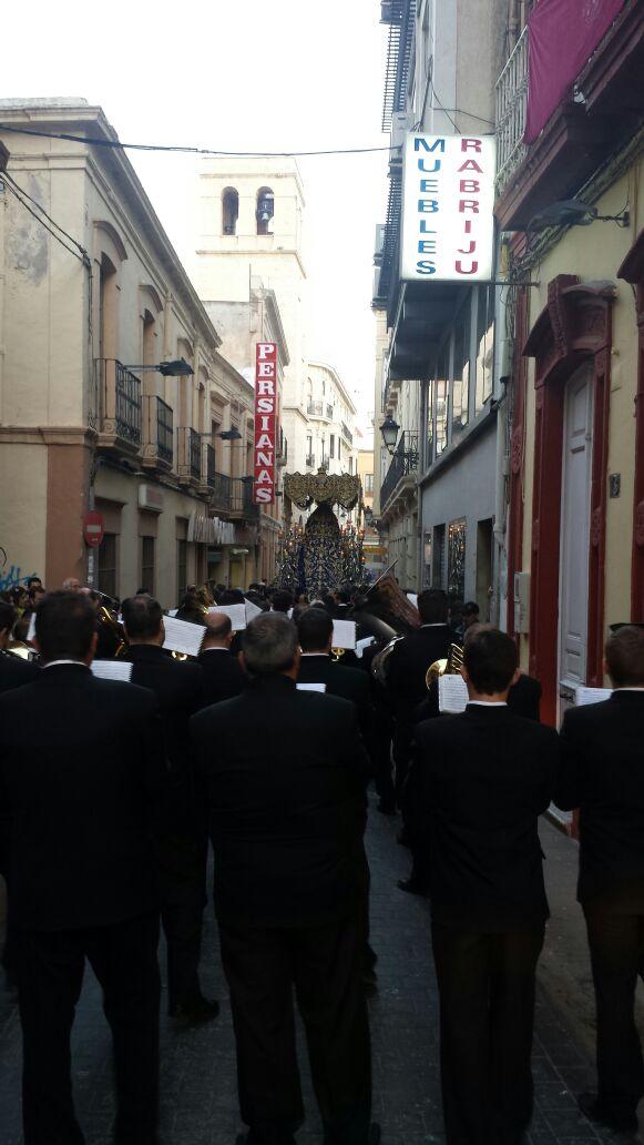 BandaSorbas's tweet photo. Ayer, vivimos otro gran #MiércolesSanto con Nuestra Señora de la Merced de @PrendimientoAlm. #SSantaAlmeria http://t.co/Tz3XcGydLe