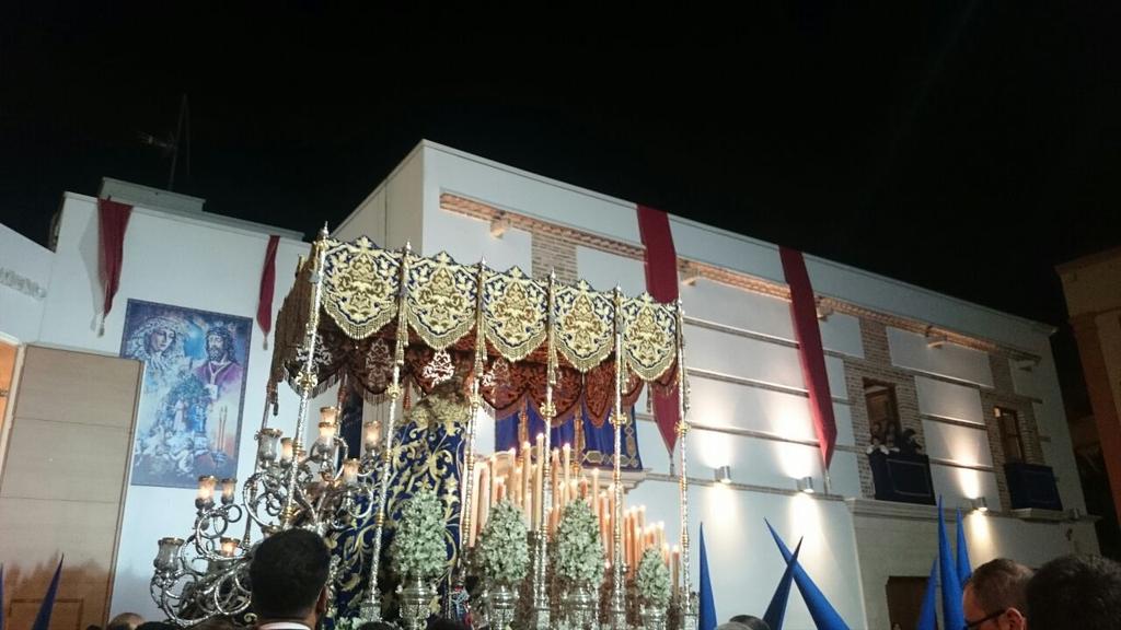 BandaSorbas's tweet photo. Ayer, vivimos otro gran #MiércolesSanto con Nuestra Señora de la Merced de @PrendimientoAlm. #SSantaAlmeria http://t.co/Tz3XcGydLe