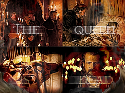 historiascorte's tweet photo. La reina ha muerto. #ArteGráfico #FanArt #Isabel39 http://t.co/GXhmg0BtFO http://t.co/BRN3IM7MVA