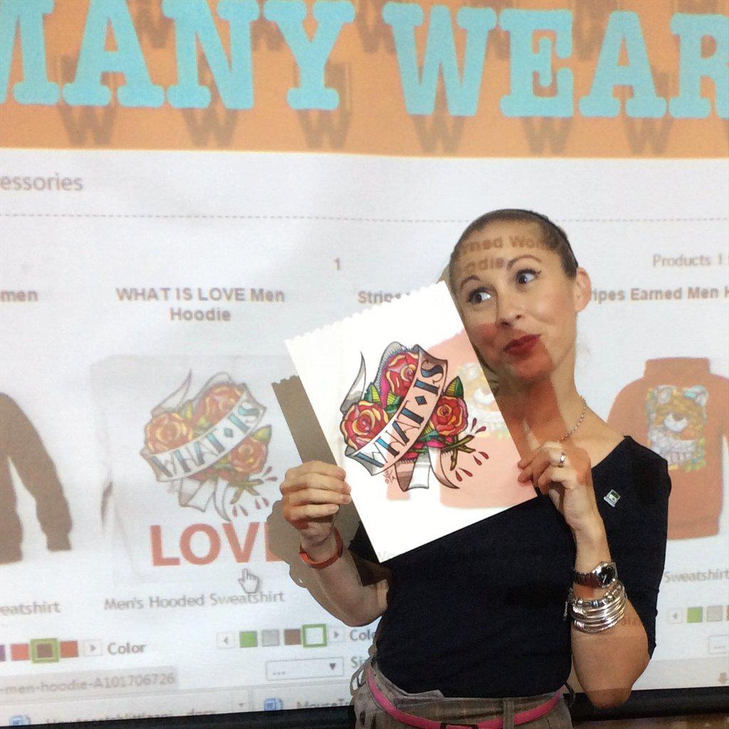 Joya_Butcher's tweet photo. @DJMany Here I am teaching an art class here in Bangkok. #Promo #manywear #whatislove #DJMany #artwork #designer http://t.co/CbxbsHHltI