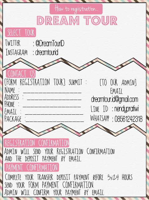 DreamTourID's tweet photo. How to registration dream tour 2015 โฆ #KoreaDreamTour #KoreaPrivateTour #BackpackerJapan http://t.co/bGfX93ixuv